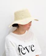【ラストワン！】Hippie long brim/レディースパナマハット