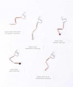 【ラストワン！】BEADS DROP EARRINGS　ヒマラヤンアイスクオーツ