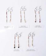 【ラストワン！】BEADS DROP EARRINGS　ヒマラヤンアイスクオーツ