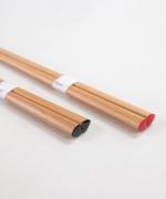 【ラストワン！】三角箸(ブナ）/桐箱ギフトボックス