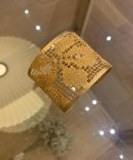 lace bangle gold