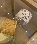 lace bangle gold