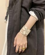 lace bangle　silver