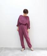 【ラストワン！】リネンコットン(製品染め）Ｖクループルオーバー