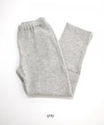 ウール&コットン　テーパードパンツ