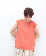 【ラストワン！】リネンコットンフレアタンクトップ