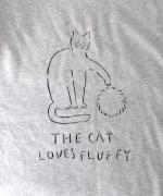 【ラストワン！】オーガニックコットン天竺　プリントT(CAT)