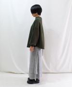 クォーター天竺　ハイネックプルオーバー