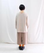 【ラストワン！】ウール天竺　ウェストリブキュロット