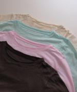 【ラストワン！】flow cotton silk　ロングスリーブプルオーバー