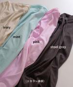 【ラストワン！】flow cotton silk　ロングスリーブプルオーバー
