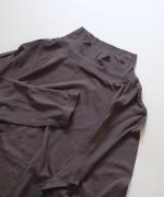 【ラストワン！】flow cotton silk　ハイネックプルオーバー