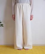 ridge Jacquard　切り替えパンツ