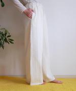 ridge Jacquard　切り替えパンツ