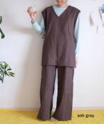 ridge Jacquard　切り替えパンツ