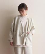flow cotton silk　バックデザインタートルネック
