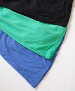 flow cotton silk　バックデザインタートルネック
