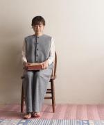 【ラストワン！】Prairie woolen　ボタンオールインワン