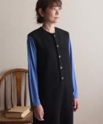 【ラストワン！】Prairie woolen　ボタンオールインワン