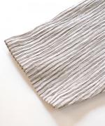 Wrinkled cotton linen　リボンカーディガン