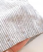 Wrinkled cotton linen　リボンカーディガン