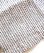 Wrinkled cotton linen　リボンカーディガン