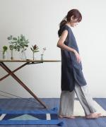 Wrinkled cotton rinen　イージーパンツ