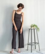 twist cotton rib strech　パッド付キャミソール