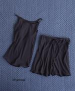 twist cotton rib strech　イージーショートパンツ