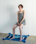 twist cotton rib strech　イージーショートパンツ