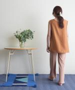 twist cotton rib strech　イージーパンツ