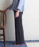 twist cotton rib strech　イージーパンツ