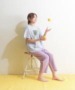 【ラストワン！】organic cotton print プリントTシャツ(ペイント)