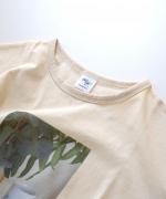 【ラストワン！】organic cotton print プリントTシャツ(ペイント)