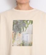【ラストワン！】】organic cotton print プリントタンクトップ(ペイント)