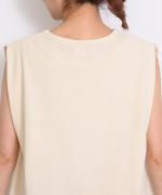 【ラストワン！】】organic cotton print プリントタンクトップ(ペイント)