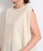 【ラストワン！】organic cotton print バックプリントタンクトップ