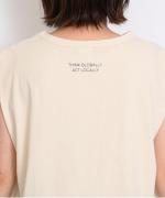 【ラストワン！】organic cotton print バックプリントタンクトップ