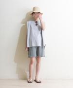 【ラストワン！】organic cotton print バックプリントタンクトップ