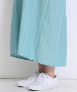 organic cotton sripe 2WAYワンピース