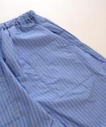 【ラストワン！】organic cotton sripe タックイージーパンツ
