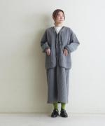sleepy quilting　ノーカラーブルゾン