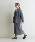 sleepy quilting　ノーカラーブルゾン