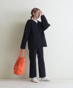 sleepy quilting　ノーカラーブルゾン
