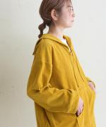brushed easy corduroy　セーラーカラープルオーバー