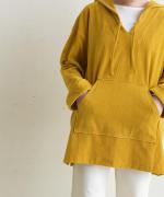 brushed easy corduroy　セーラーカラープルオーバー