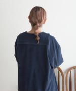 brushed easy corduroy　セーラーカラープルオーバー