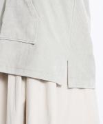 brushed easy corduroy　セーラーカラープルオーバー