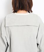 brushed easy corduroy　セーラーカラープルオーバー