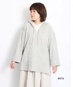 brushed easy corduroy　セーラーカラープルオーバー